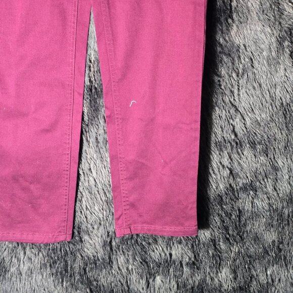 Levi’s 512 Slim Fit Womens Jeans Magenta Size 6 Y2K Red Tab - Picture 4 of 12